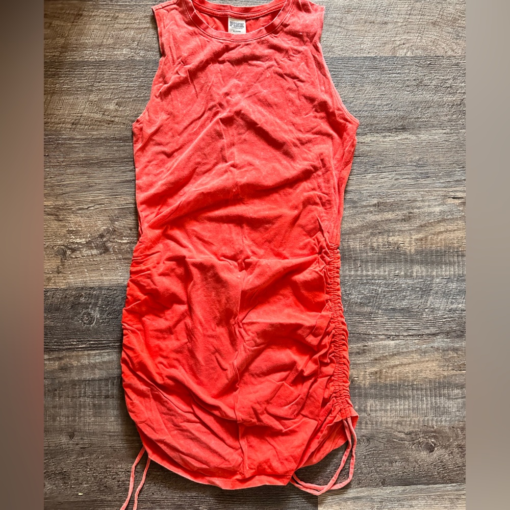 Victorias Secret PINK Acid Wash Cotton Tank Dress